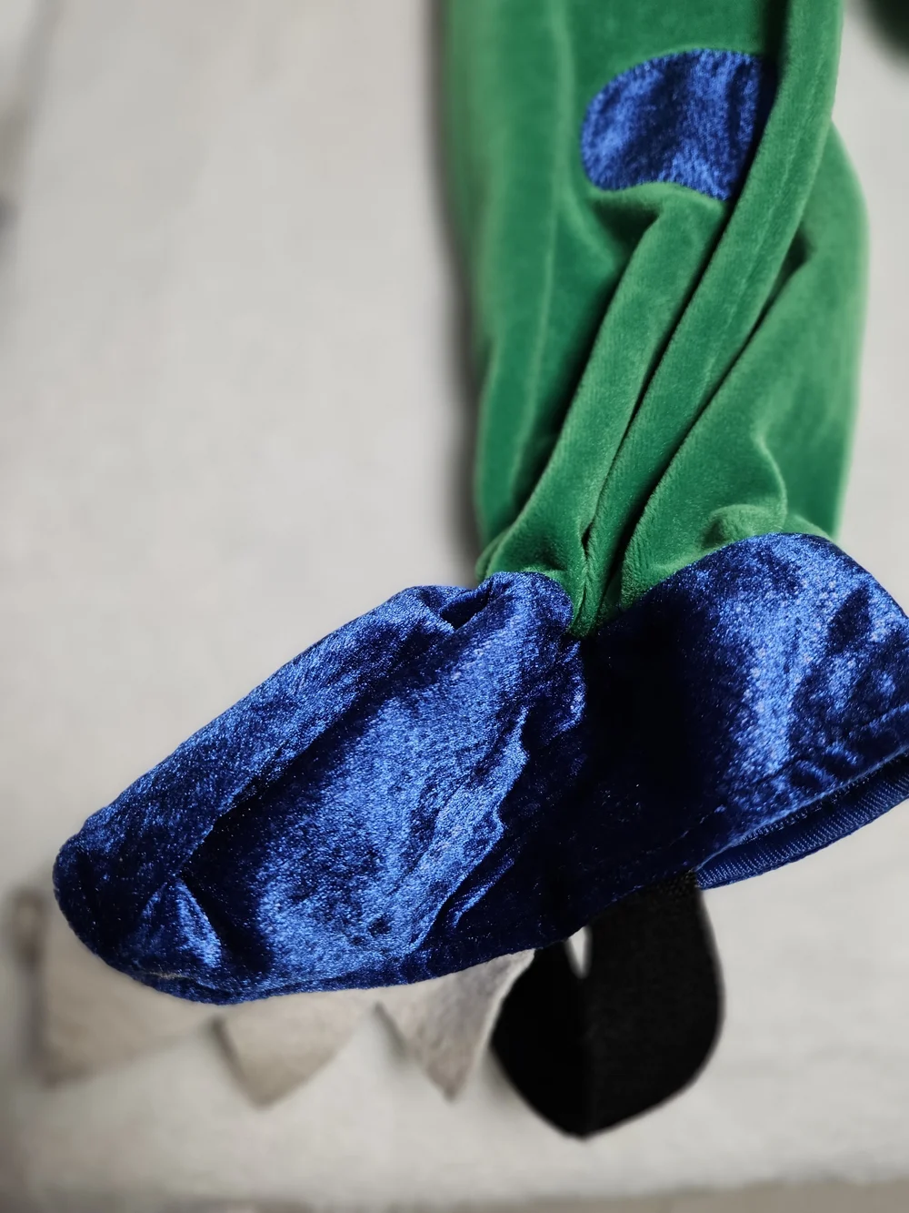 Miniwear Green and Blue Plush Dino Costume with Hood HALLOWEEN 18M